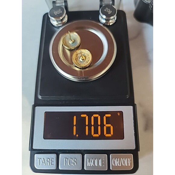 Cloisonne Enamel Floral Circular Stud Earrings Vintage, READ - Picture 9 of 10